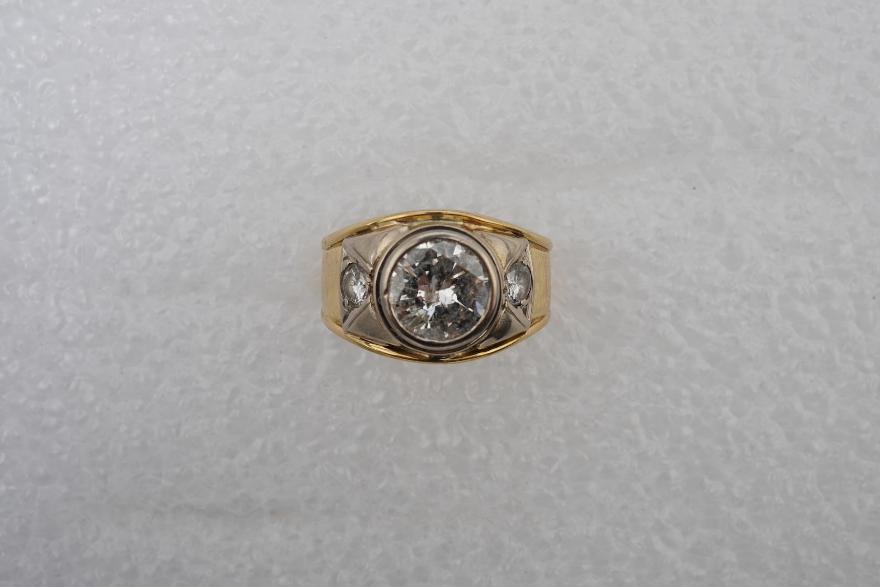 A diamond dress ring